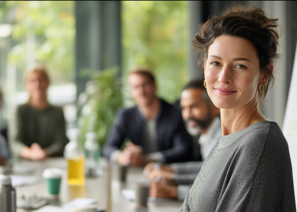 mobydigg. a photorealistic image of a leadership training sessi d52f9673 4f8a 469f ab7c 17fddccf8032